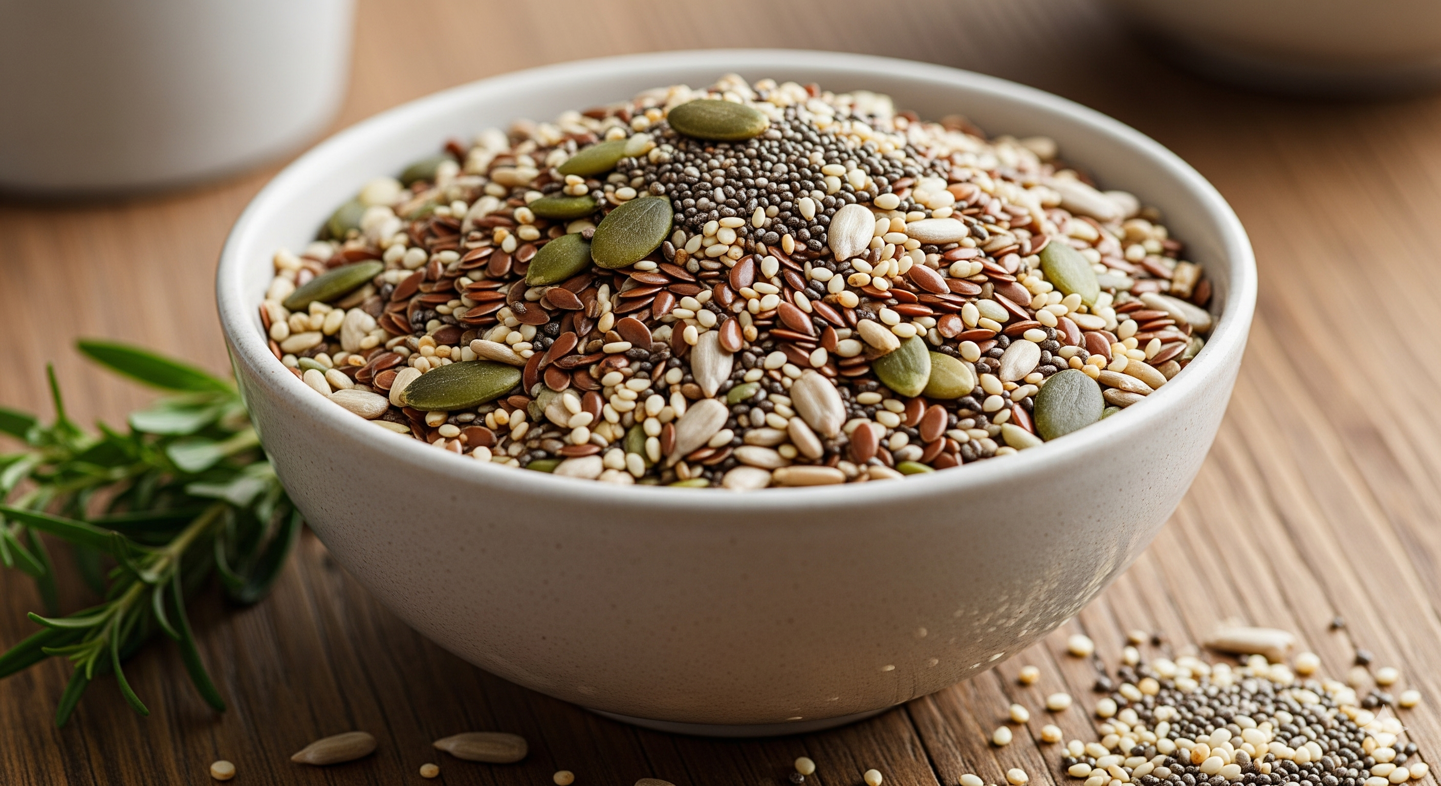 Sprout Soul Nature 6 Seeds Mix: Omega-3, Fiber & Plant Protein Superfood for Heart Health, Skin & Immunity - Sprout Soul